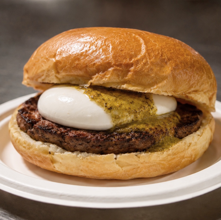 Panino Hamburger&Burrata